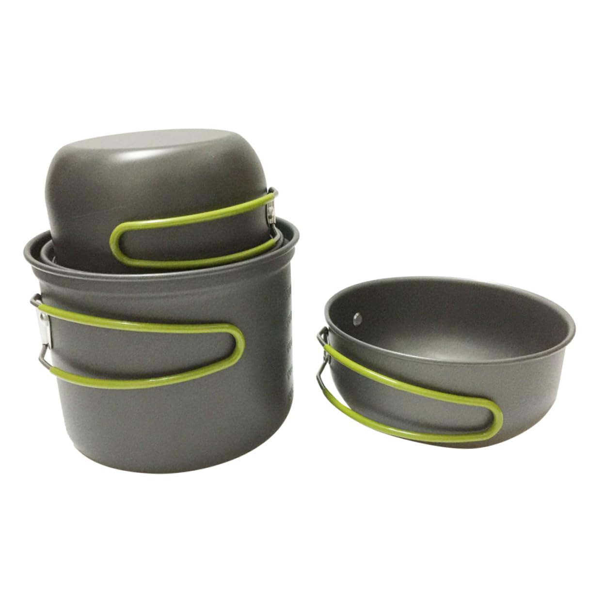 Juego de Cocina para Acampar de Aleación de Aluminio, 4 Piezas Portátil