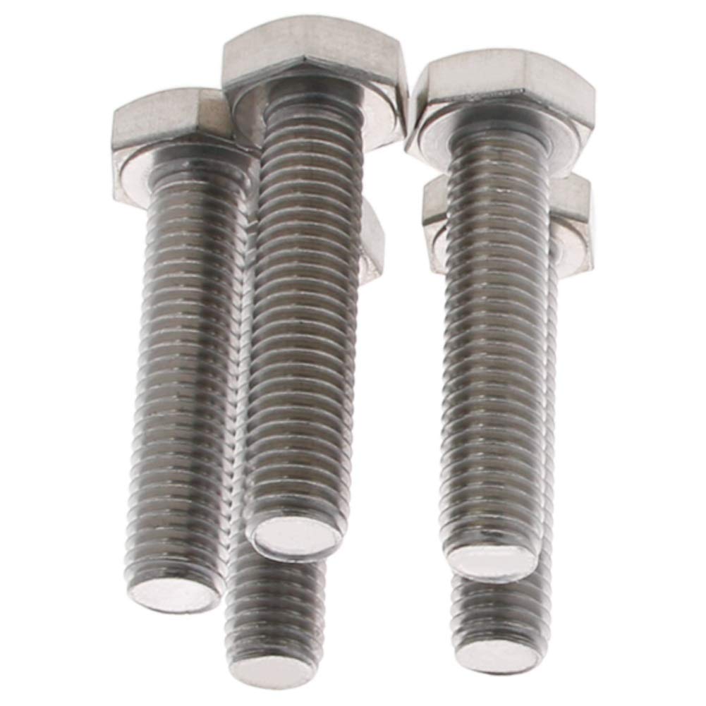 M10 Hex Bolt M10-1.5 x 45mm UNC Hex Head Screw Bolts 304 Stainless Steel Fully Threaded Hex Tap Bolts 5pcs