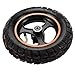 80/65-6 Scooter Tire,Front tires Wheel Aluminium hub, 10 Inch Replacement Thickened Pneumatic Tyres for Electric Scooter 255x80 10x3.0 scooter inner tubes(off road)