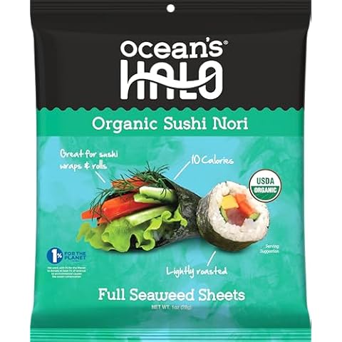 Ocean's Halo Organic Sea Salt Seaweed Snacks Cover