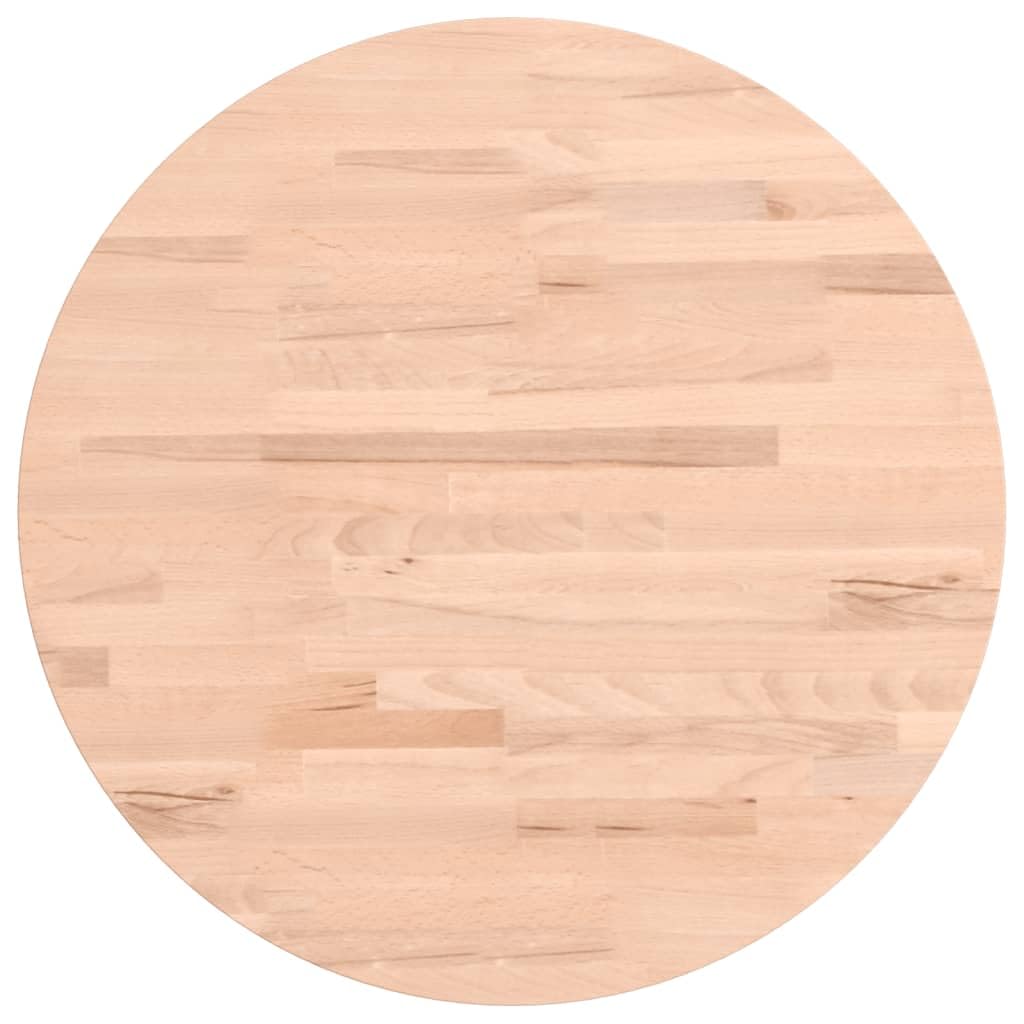 vidaXL Blat do stolika, Ø50x2,5 cm, okrągły, lite drewno bukowe, blat stołu, blat stołowy, blat stolika kawowego, blaty stołu, blat na wymianę