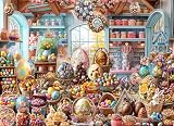 Easter Shop Jigsaw Puzzle 1000 Piece by Vermont Christmas Company - Easter Puzzles with Randomly Shaped Pieces - 26 5/8' x 19 1/4'