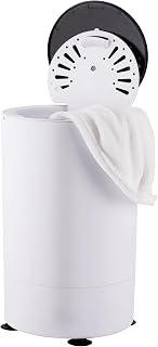 BAOSHISHAN 2kg Spin Dryer for Clothes 1500rpm Electric Mini Gravity Spin Dryer Blue-Ray Sterilization Clothes Spinner Dryer with Rubber Mat UK Plug