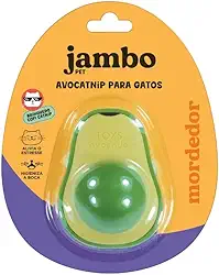 JAMBO PET Brinquedo para Gatos,Avocatnip Natural, Feito de Catnip e Plástico
