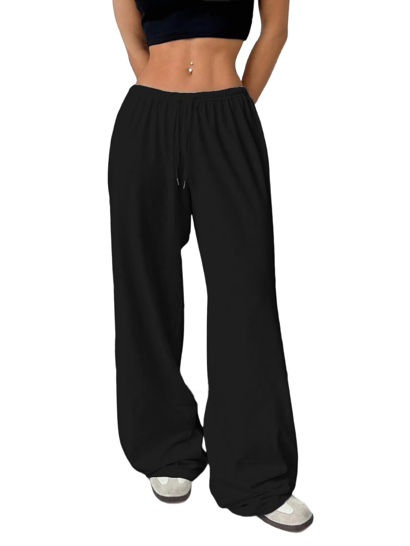 Pantalon de survêtement ample évitant les compressions grâce à sa taille haute - 7