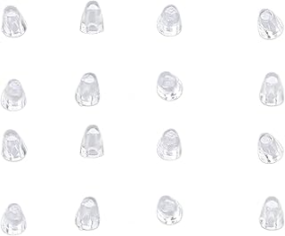 300 Pcs Rimless Glasses Screw No. 14 Silicone Eyeglass Eless Screw Hood Covers for