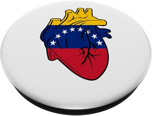 Miniatura 2 de I Love Venezuela Flag Travel Cute Funny Venezuelan Heart PopSockets Standard PopGrip