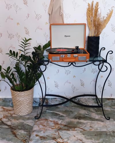 Vitrola Chrome Caramel com Usb e Bluetooth, Bivolt