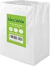 VacYaYa 4mil 200 Quart Size 8 x 12 Inch Vacuum Sealer Freezer Storage Machine Bags for Food Sealer,Vac Seal a Meal Bags with BPA Free and Commercial Grade Sous Vide Vac Seal Safe PreCut Bag