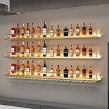 Estantería de metal para licor, estante para copas de vino para el hogar, sala de estar, cocina, restaurante, 150 cm