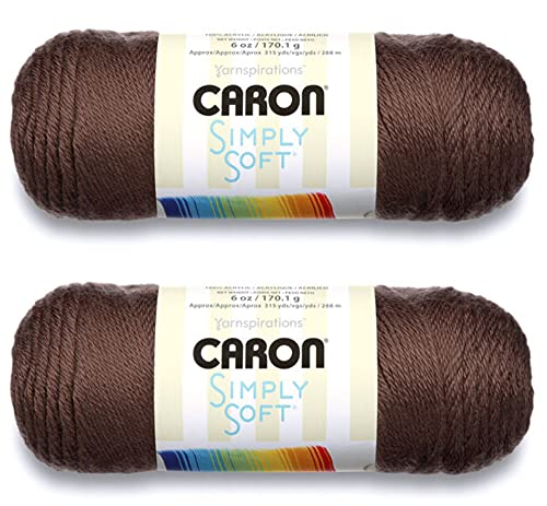 Bulk Buy: Caron Simply Soft Yarn Solids (2-Pack) (Taupe)