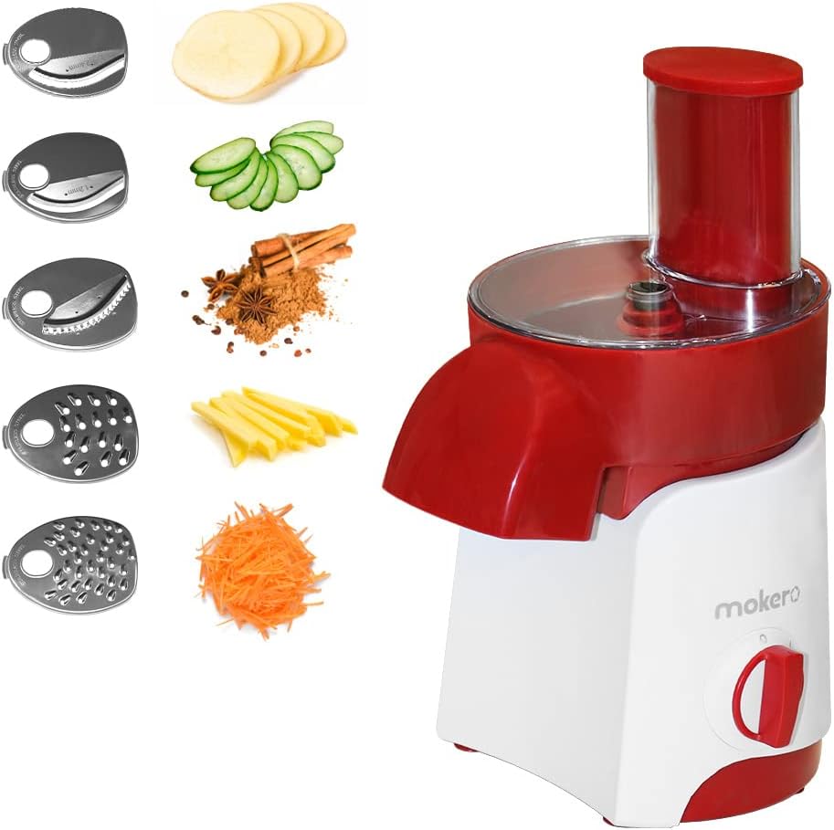 Mokero Automatic Electric Vegetable Grater 5 in 1 Kitchen