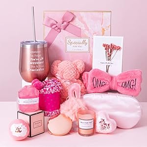 Gifts Basket for Women – Birthday Gifts for Women,Women Gifts Set Contains 13 Items Unique Female Gift Ideas,Relaxing Care Package Self Care Gift Box for Women Mom Wife Bestie Sister
