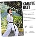 Milisten Karate Belt for Taekwondo Judo Stretchy Uniform Belt Comfortable Martial Arts Waist Wrap Training Accessory for Men