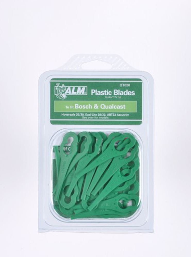 AlmQualcast Plastic Blades Pack Of 20 QT028