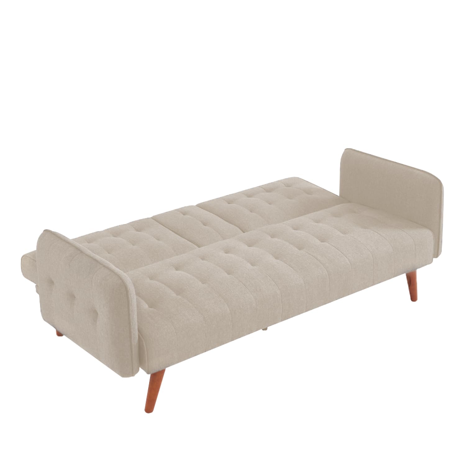 CONCEPT USINE Canapé Convertible 3 Places Inverness Beige Lin 181 cm