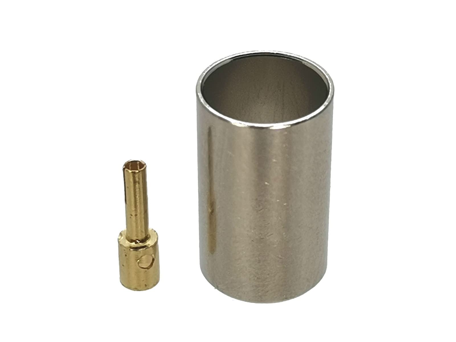 Connettore BNC a crimpare - per cavo RG 58/U con pin oro | Leroy Merlin