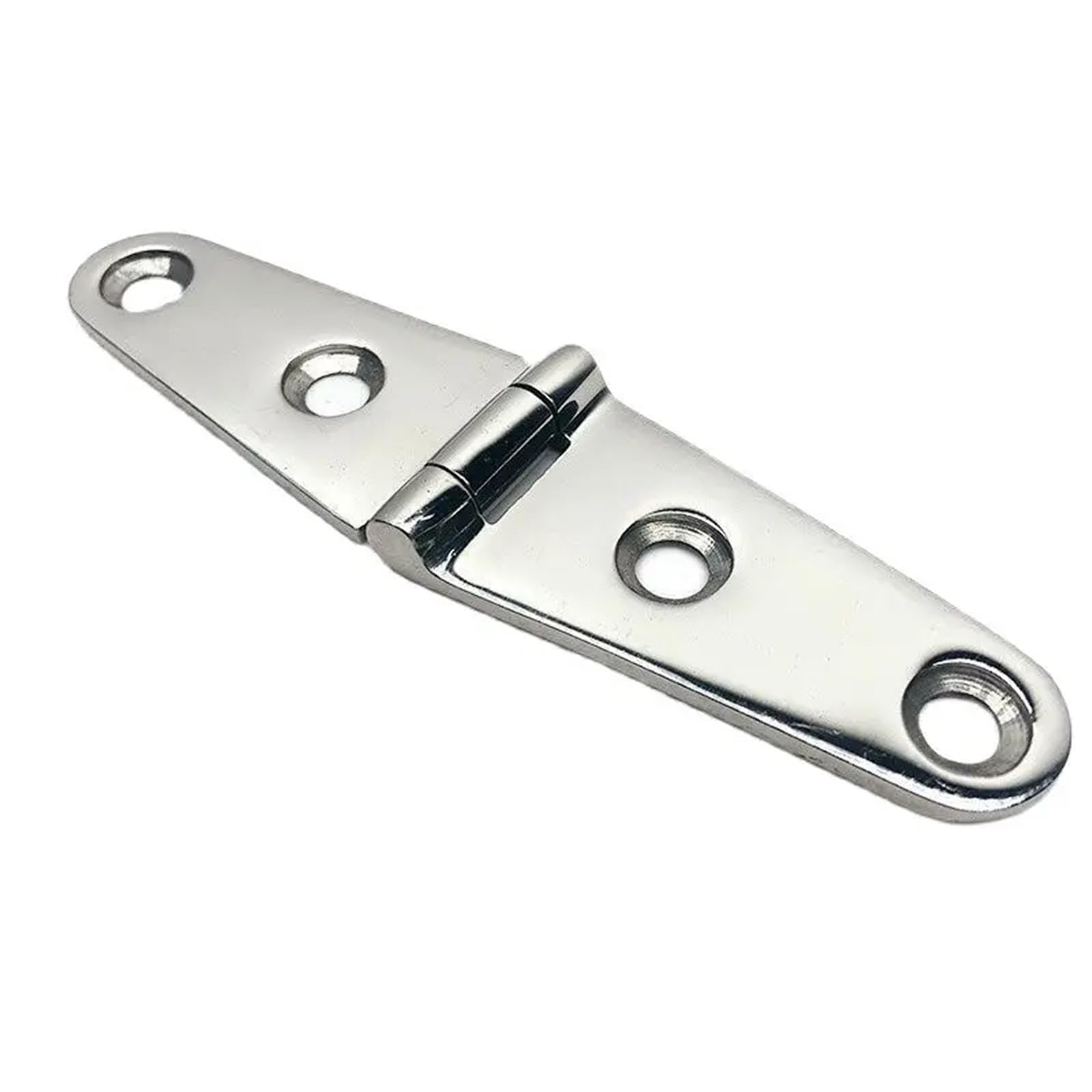 Bisagras de alta resistencia for puerta plegable con rodamiento de engrosamiento, 103 x 27 mm, apertura plana de 180 grados, 1 unidad