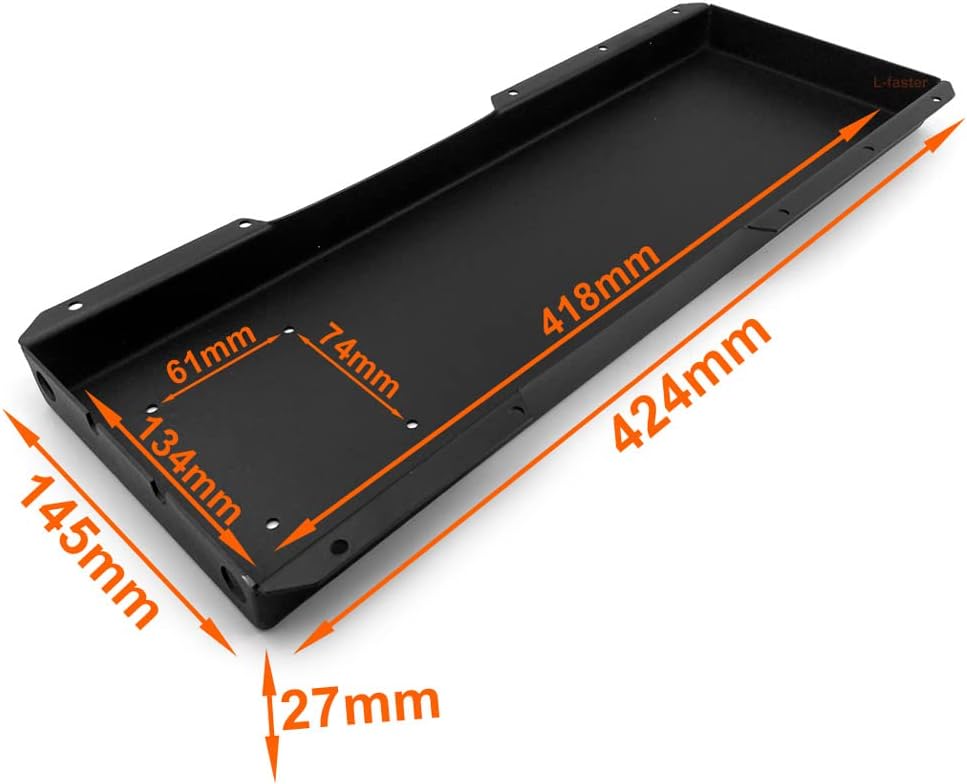 L-faster 10S 7S 6S Lithium Black Metal Box Can Put 30 PCS 18650 Cells for Electric Skateboard