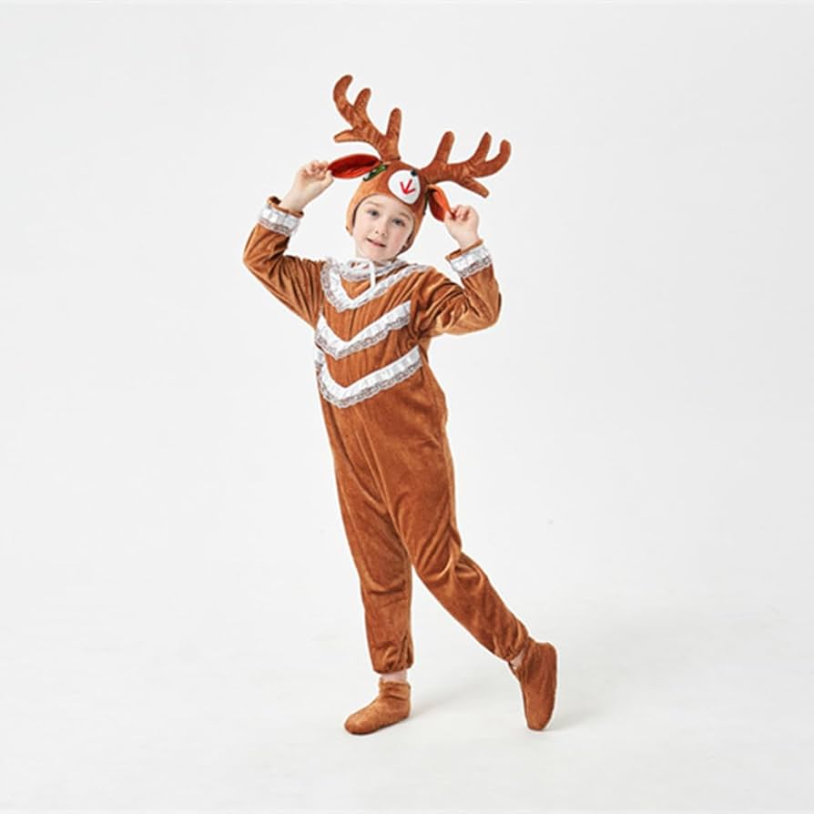 Amazon.co.jp: トナカイ コスプレ キッズコスチューム 子供 動物