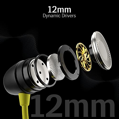 Image of Lava Probuds N11 Bluetooth Neckband with Dash Switch & 42 hrs Playtime, Quick Charge Technology(10min = 13hrs), IPX6 Rating, 12 mm Drivers and Pro Game Mode(Firefly Green)