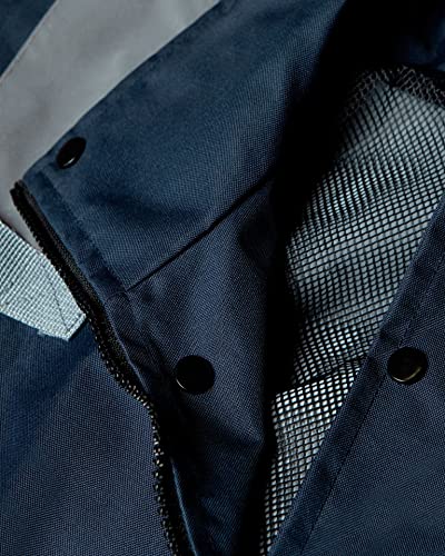 Image of Utility Pro, Lightweight Waterproof Rain Suit Jacket with Reflective Stripes