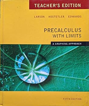 Hardcover Precalculus With Limits: A Graphing Approach, TEACHER'S EDITION Book