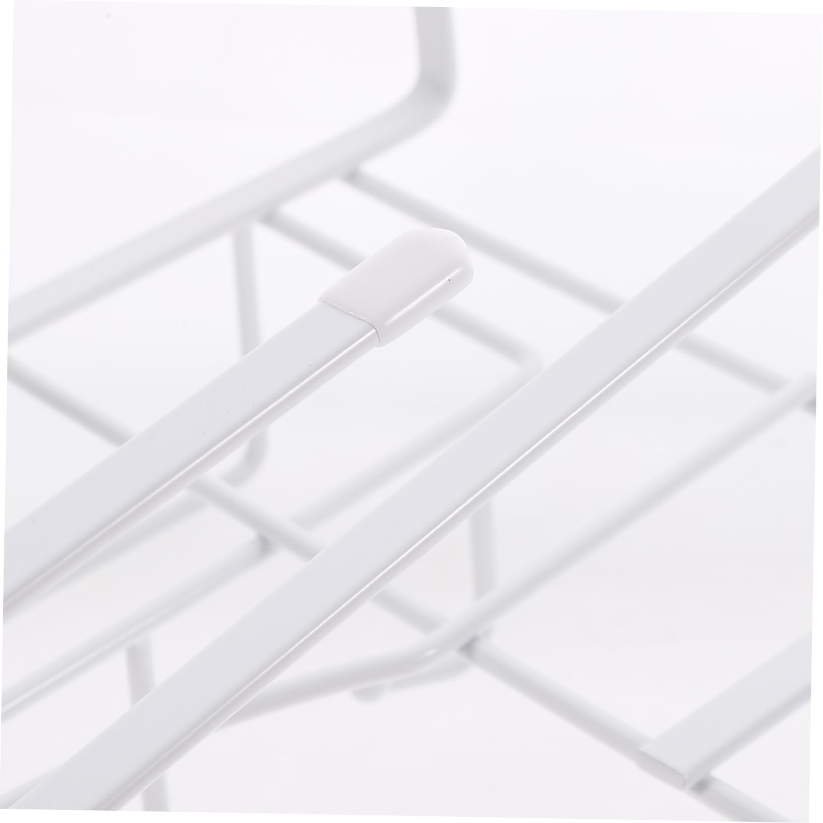 Porta Utensili da Cucina Sottopensile in Ferro Bianco, Design senza Fori, Portata Elevata, per Cucchiaio e Utensili, per Casa