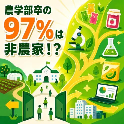 #54.農学部卒の97%は非農家？オープンキャンパスで答え合わせ