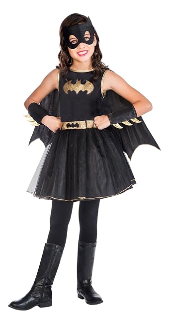 amscan Disfraz Infantil Batgirl Negra 10-12 Años