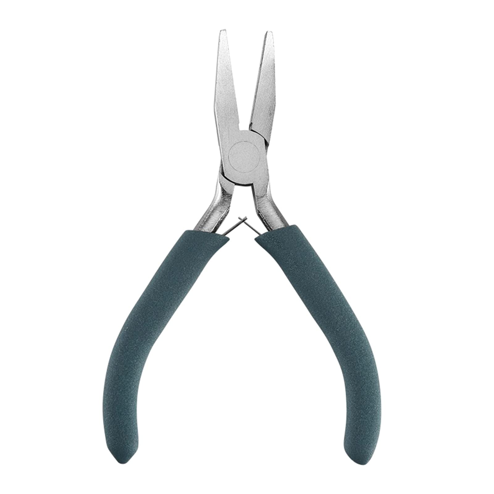 Chain Jewelry Pliers Flat Nose Jaw Pliers Wire Looping-Forming Jewelry Finding Making for-Loops Jump-Rings Wire Crimping Bead Crimping for Hair Making Tool Fishing Electrical Stainless-Steel Nose &