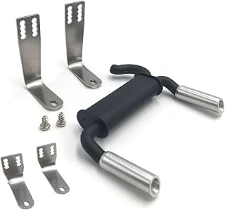 KYX Racing Nylon Exhaust Pipe Upgrades Parts Accessories for 1/10 RC Crawler Car Axial SCX10 II Traxxas TRX-4 TRX4