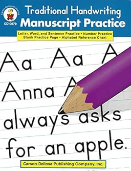 Paperback Traditional Handwriting Manuscript Practice Book