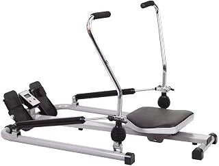 Starry Sky Home Rowing Machine Hydraulic Multifunctional Adjustable Resistance Electroplated Handle LCD Screen Suitable for Home Fitness Exe(Exercise Fitness)