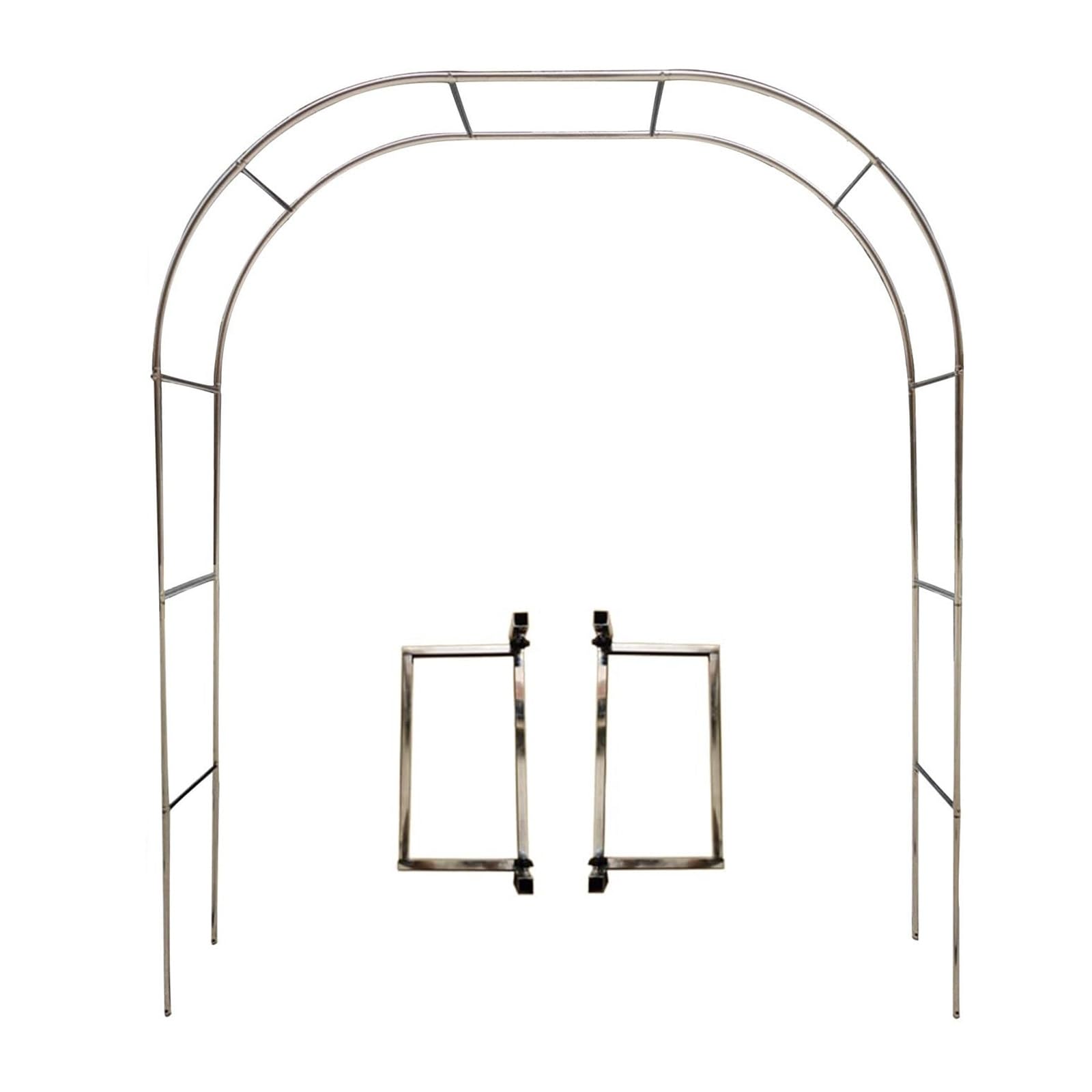 Arche de jardin en métal 1.5x2.4m pour pergola et plantes grimpantes