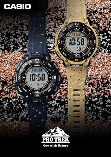 Image of Casio PRG-340 Pro Trek Climber Line Wristwatch, Solar, Biomass Plastic