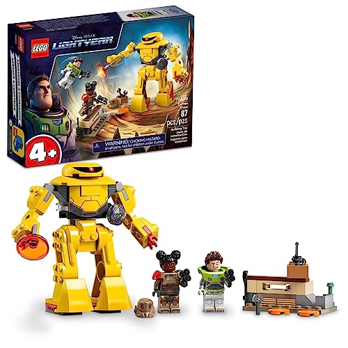 LEGO Disney and Pixar’s Lightyear Zyclops Chase 76830, Space Robot Building Toy for Kids 4 Plus...