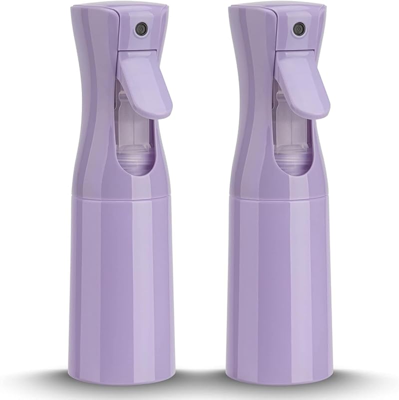 Frasco borrifador de névoa contínua Corvynis, 200 mL, roxo, Pacote com 2
