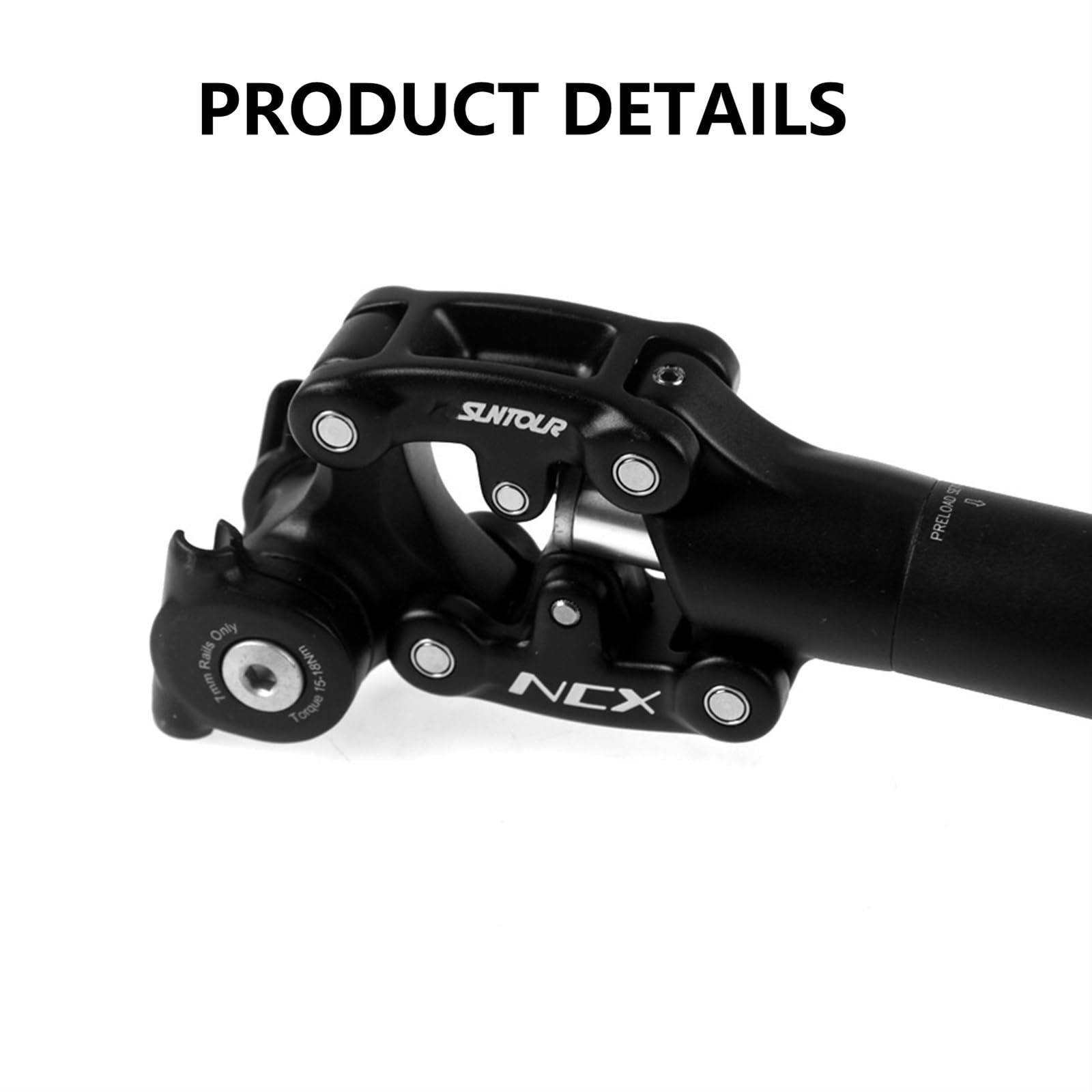 Reggisella ammortizzato per Bicicletta 27.2/28.6/30.0/30.4/30.9/31.6/33.9x350mm - SP 12 NCX Ammortizzatore per Sella Ammortizzata da Mountain Bike, reggisella ammortizzato per ebik