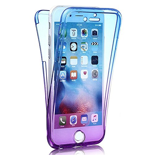 iPhone 7 Plus Case,PHEZEN Shockproof 360 Front and Back Full Body Protection Flexible TPU Bumper Case Anti-Scratch Protective Case for iPhone 7 Plus (2016) 5.5