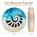 BGMUSER Stream Drum 10 inch Ocean Drum Professional Wave/Water Sound Healing Therapy Meditation Instrument for Adult Yoga Relaxation Sleep Aid & Stress Relief Tool