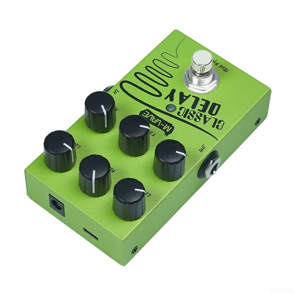 Verbessern Sie Ihre Musik mit einem klassischen analogen Delay-Effektpedal mit True Bypass-Design