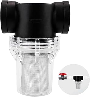 1 Inch Sediment Filter Pressure Washer Filter - 40 Mesh Stainless Steel Garden Hose Filter with Female Thread for Outdoor Gardening, RV Water System & Inlet Water Filtration