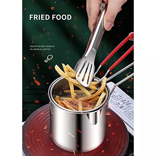 Friteuse en acier inoxydable durable avec panier de filtration gaz - 5