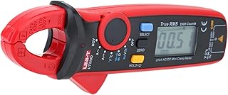 YIRU UNI-T UT210D AC/DC 200A True RMS Auto-Range Digital Multimeter Voltage Current Clamp Meter with Capacitance Temperature(F/C) Resistance Measurement Tester Detector