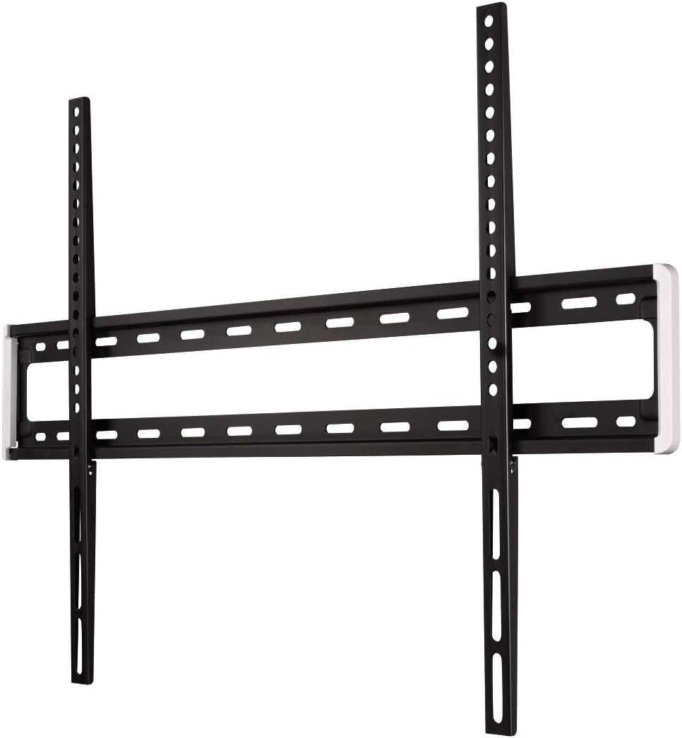 Hama 118624 Fix TV Wall Bracket, 800 mm x 600 mm Size, Black