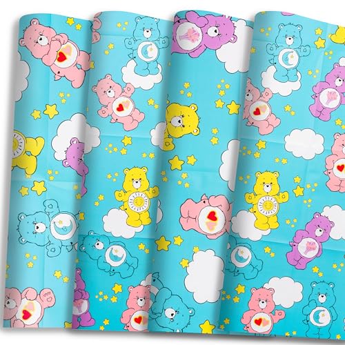 Silver Buffalo Care Bears Share Funshine, Wrapping Paper, 12ct