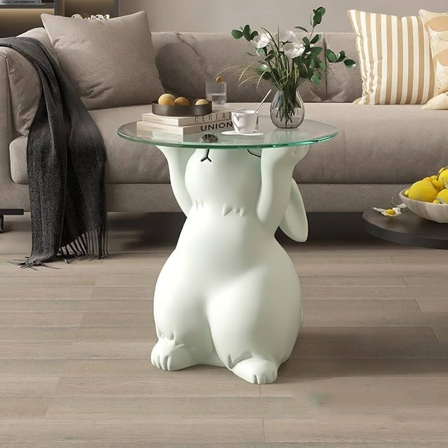 ガラストップサイドテーブル ガラストップベッドサイドテーブル 中 猫 ガラストップサイドテーブル ガラストップベッドサイドテーブル 中 猫