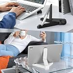 Tablet Stand Holder, Adjustable, Portable, Foldable, Light-Weight, Compatible with 7 to 10.2 Inches Most Tablets, Kindle Fire and Smart Phones - Image 4