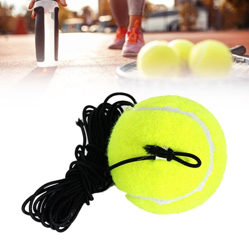 WEISIPU 3 Pack Tennis Training Swingball Tennis Trainer Replacement Ball Tether Adjustable Rope String Practice Training Sport Tool